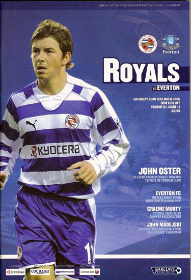 Reading FC v Everton FC